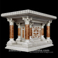 Hand Carved Natural Marble Stone Church Pulpit Altar Table